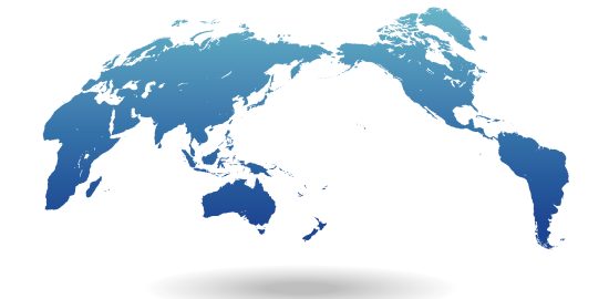 世界地図・パース