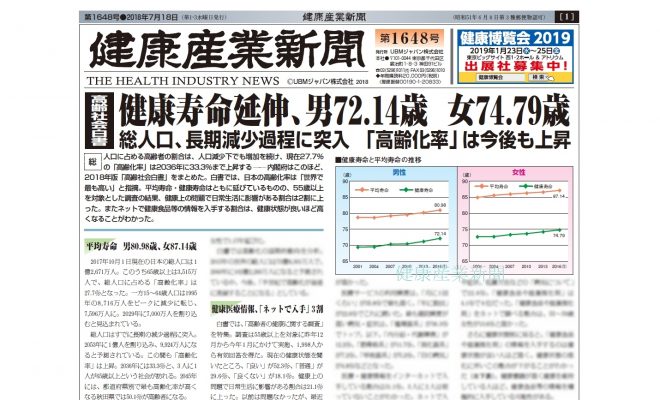 健康産業新聞1648TOPb